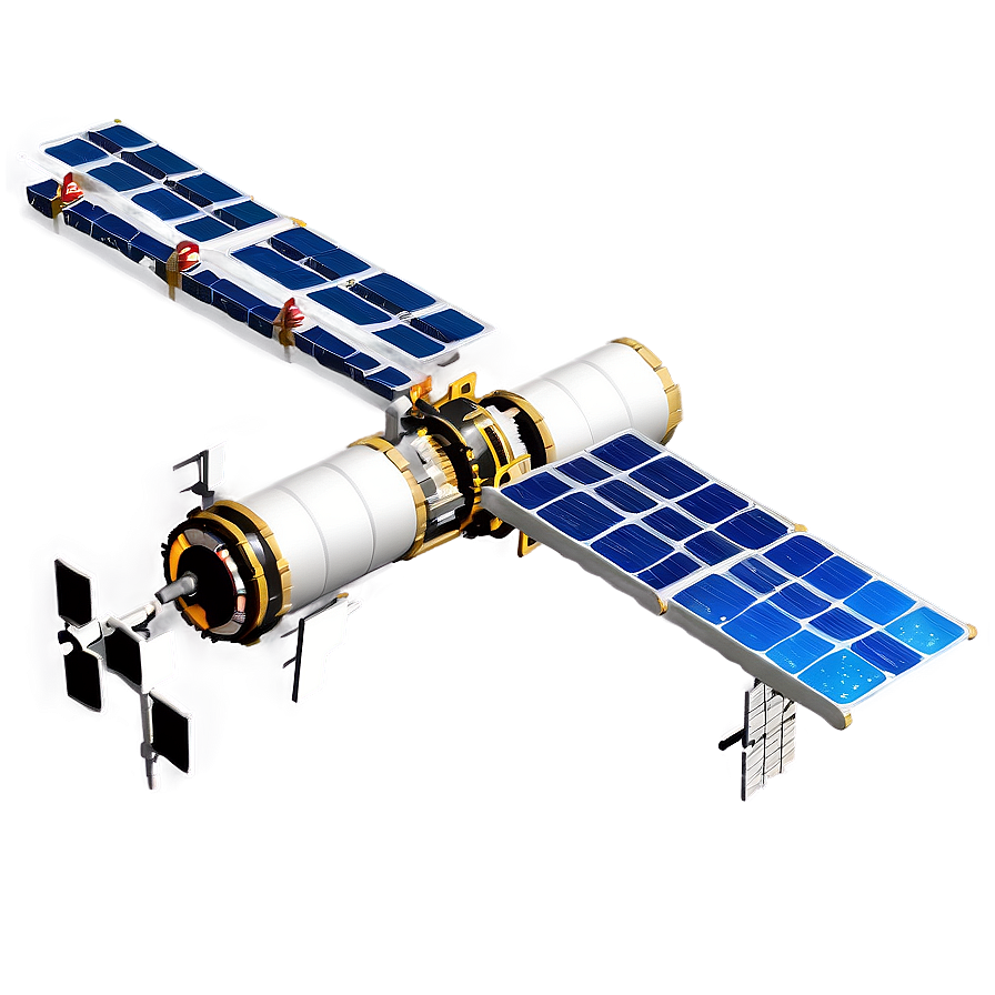 Space Station With Satellites Png 34