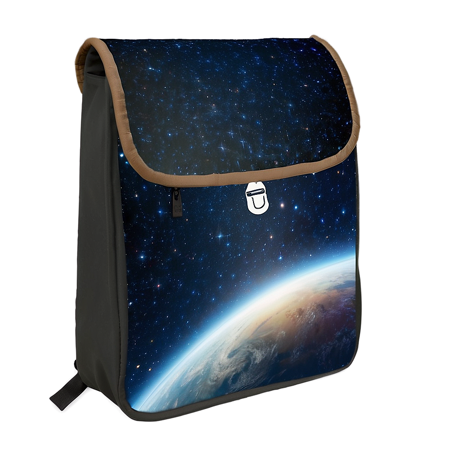 Space Theme Bookbag Png Qrv