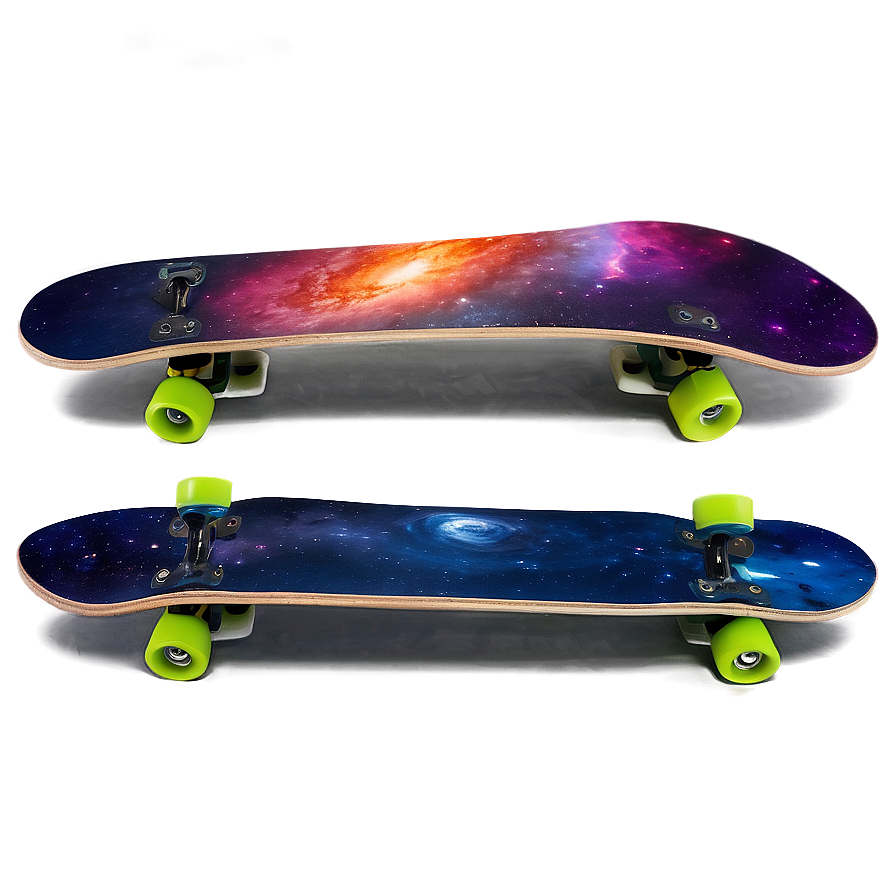 Space Theme Skateboard Deck Layout Png 06282024