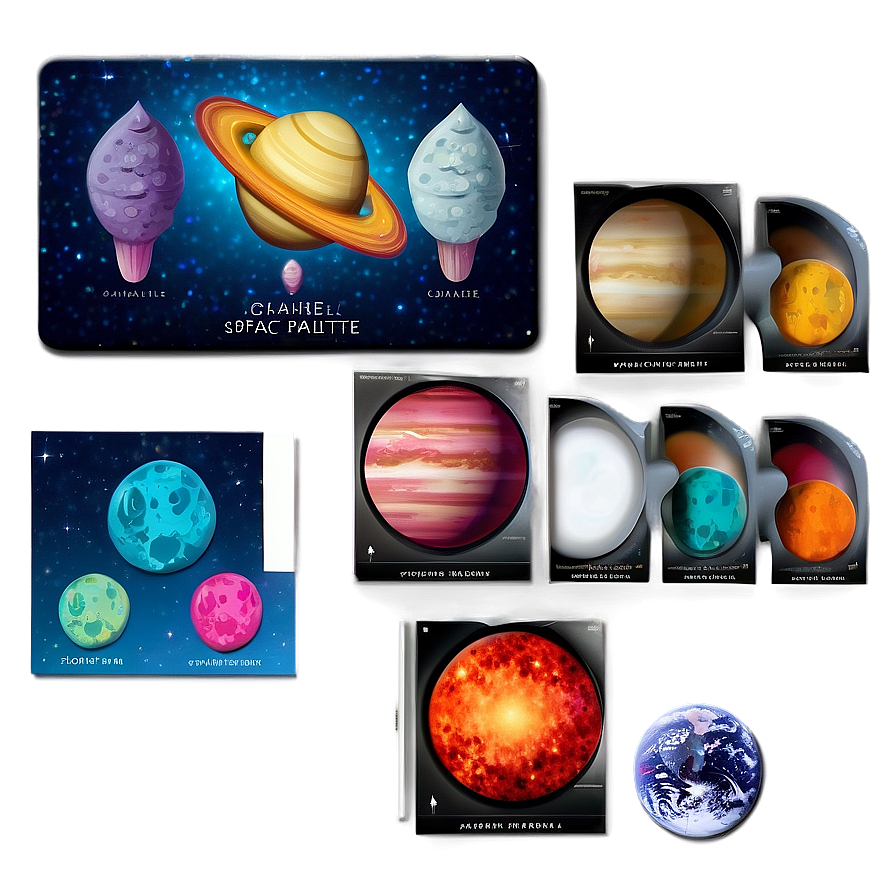 Space-themed Art Palette Png 06212024