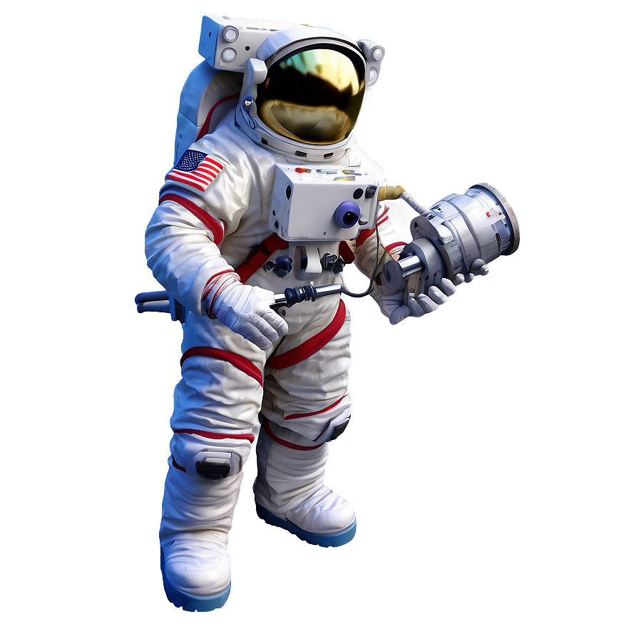 Spaceman With Space Tools Png 06242024