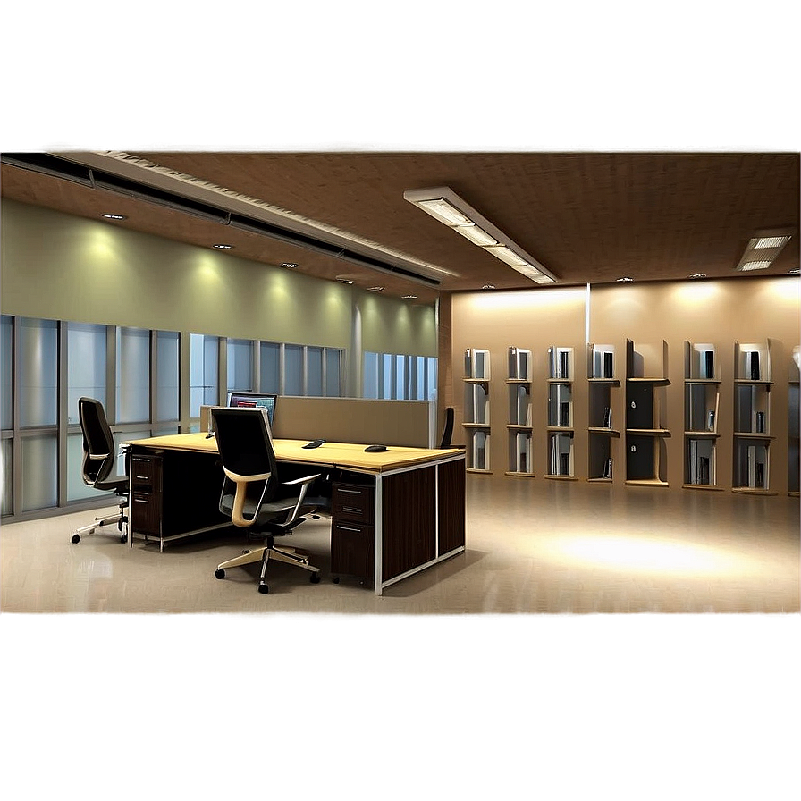 Spacious Office Layout Png Edv87