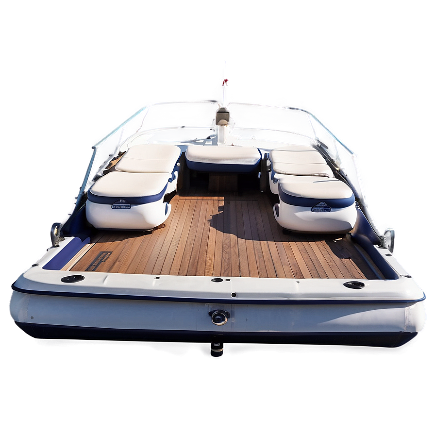 Spacious Pontoon Boat Deck Png Toi42