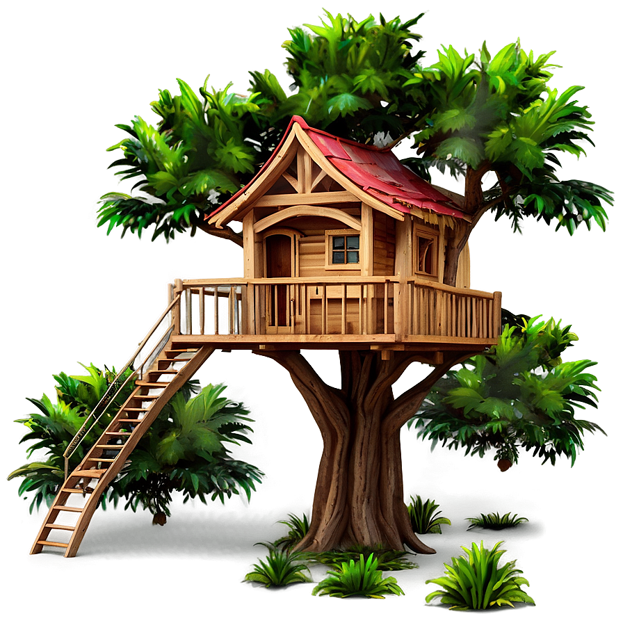 Spacious Tree House Png 20