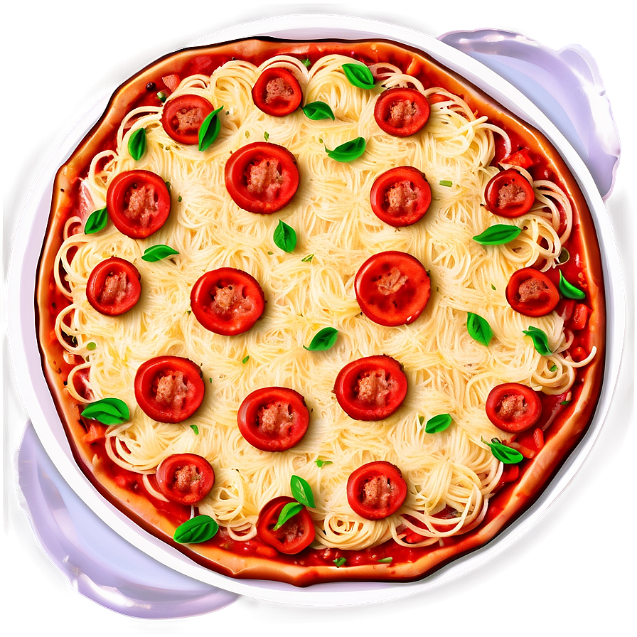 Spaghetti Pizza Png 69