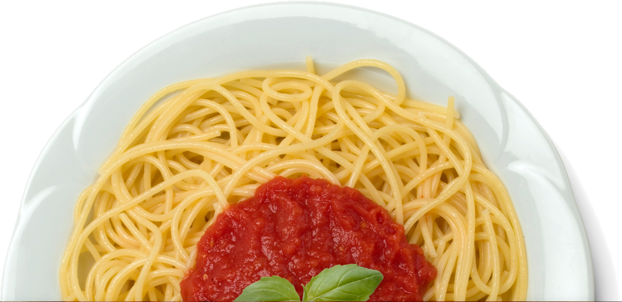 Spaghettiwith Tomato Sauceand Basil