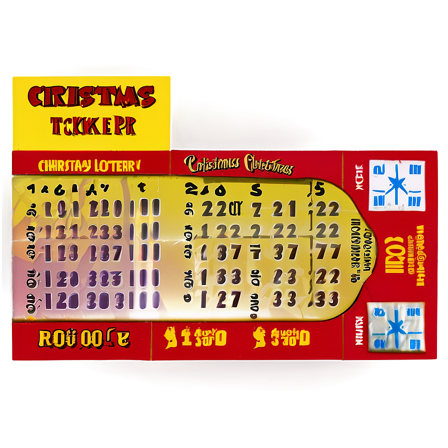 Spain Christmas Lottery Ticket Png 60