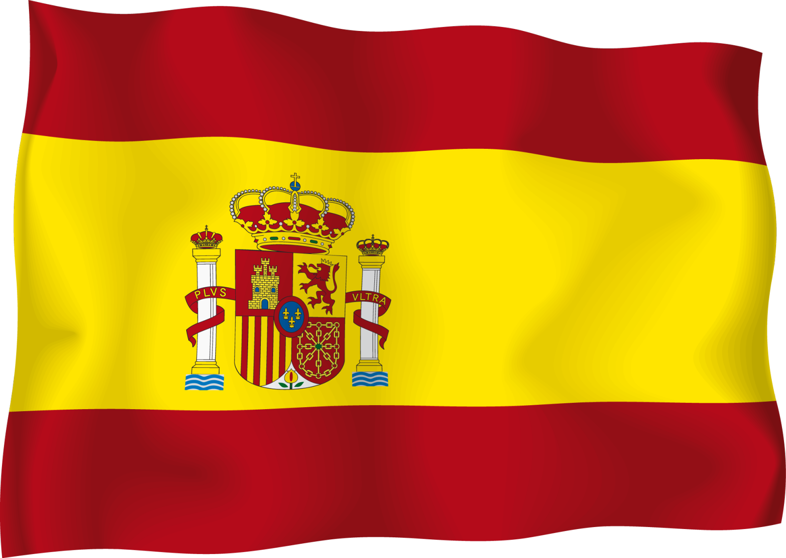 Spain National Flagwith Coatof Arms