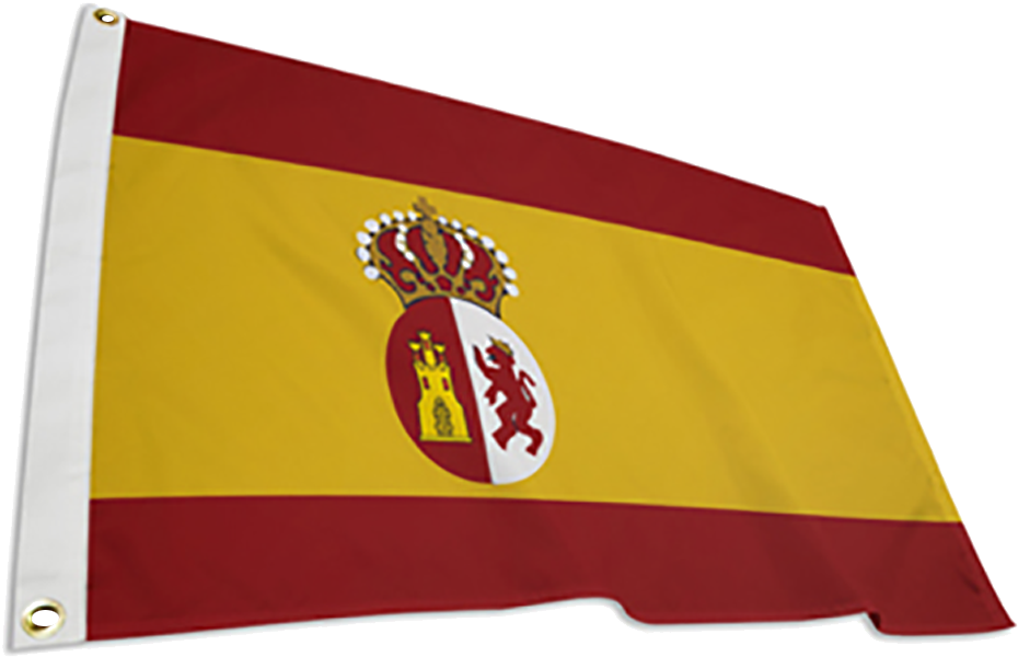 Spanish National Flag Waving