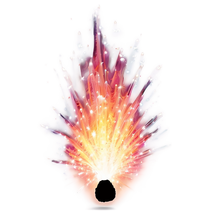 Sparking Fire Burst Png 79