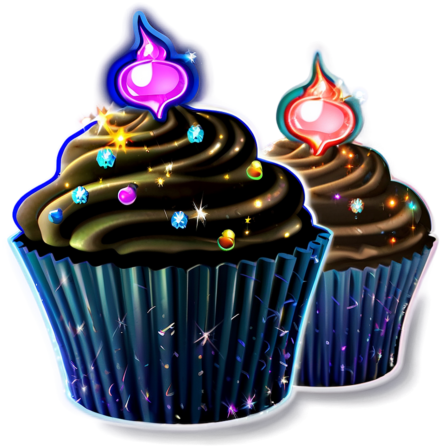 Sparkle Cupcake Png 68