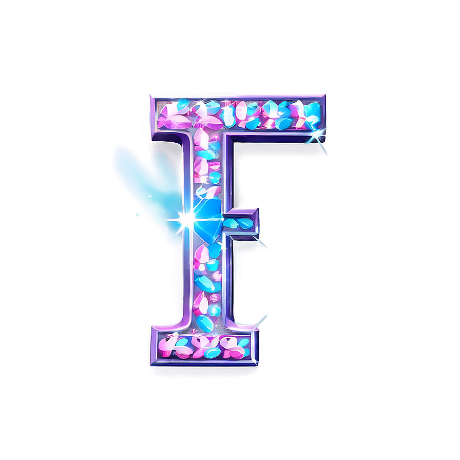 Sparkle Letter F Png Qtm