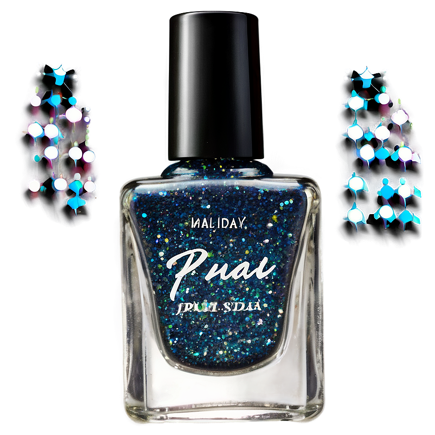 Sparkle Nail Polish Bottle Png 31