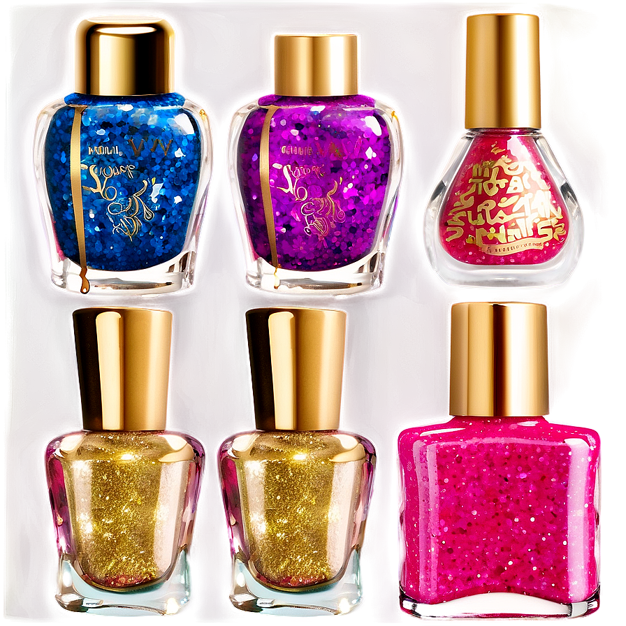 Sparkle Nail Polish Bottle Png Fqu