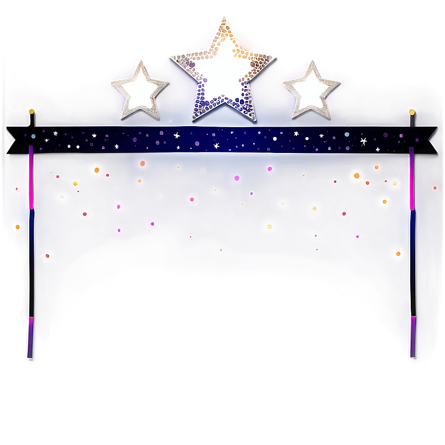 Sparkle Star Banner Png 3