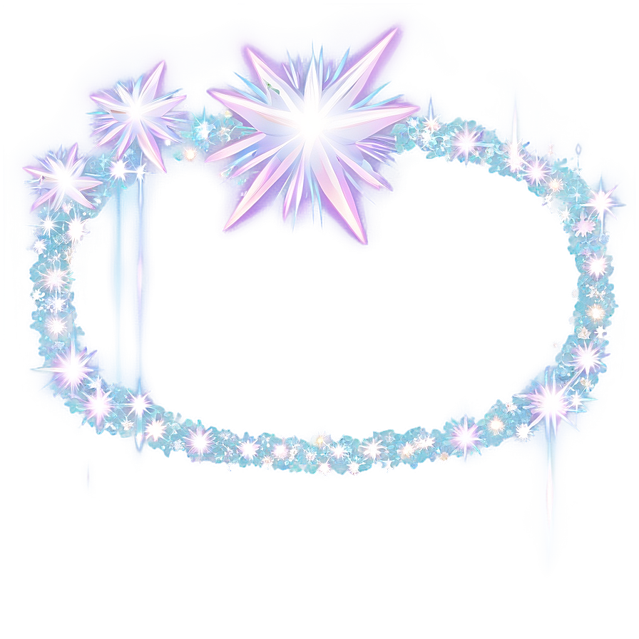 Sparkle Star Frame Png 28