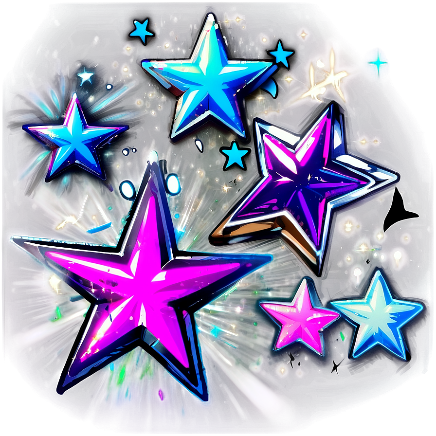 Sparkle Stars Graphics Png 06252024