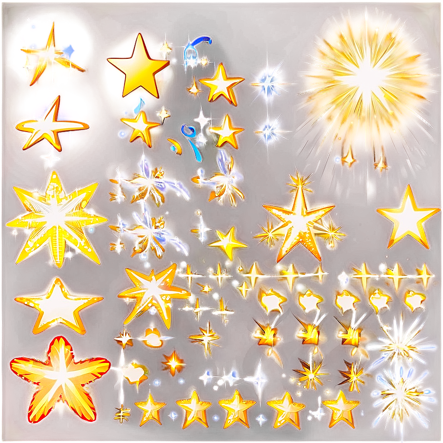 Sparkle Stars With Transparent Background Png 60