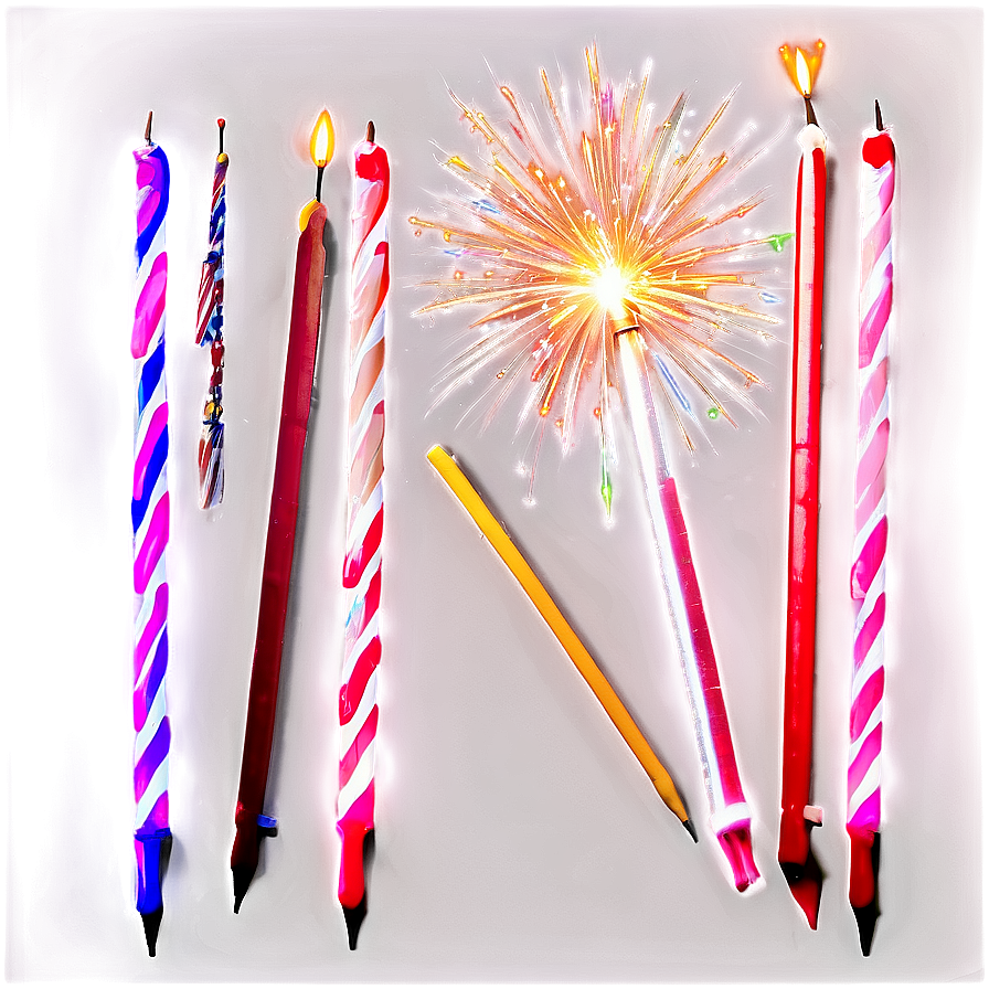 Sparklers Illuminate Dark Png 45