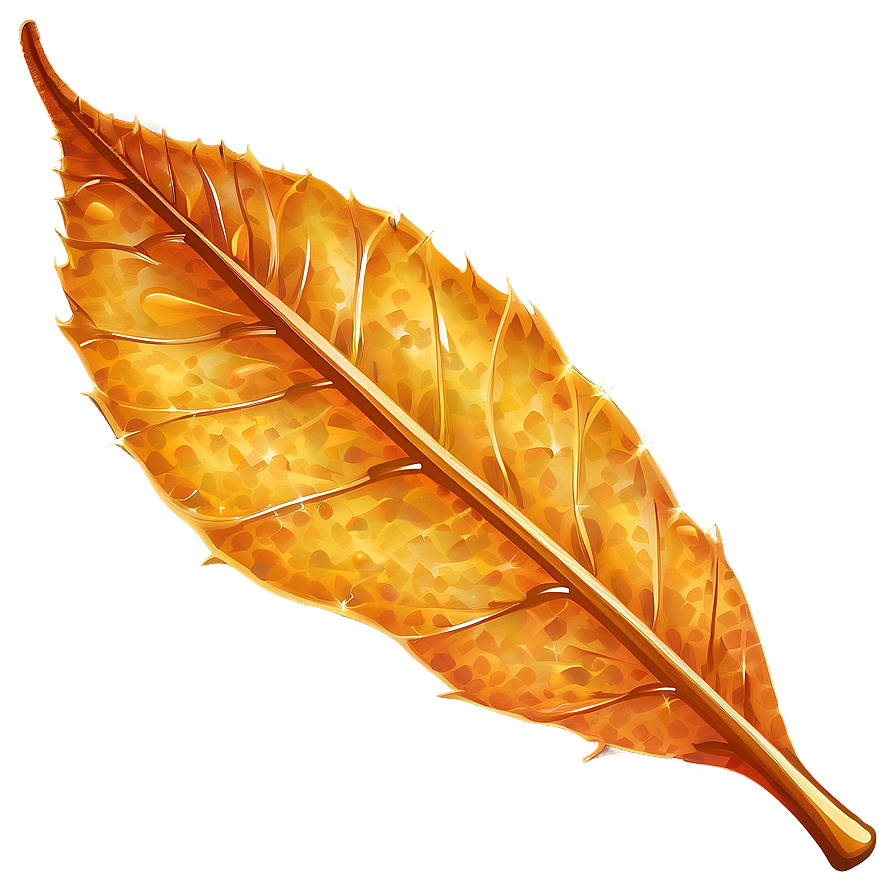 Sparkling Autumn Leaf Png 06202024