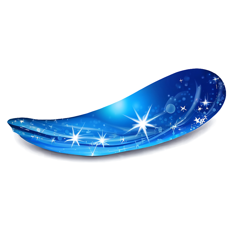 Sparkling Blue Wave Png 12