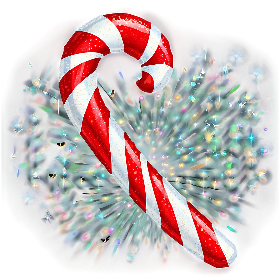 Sparkling Candy Cane Png Nvb2