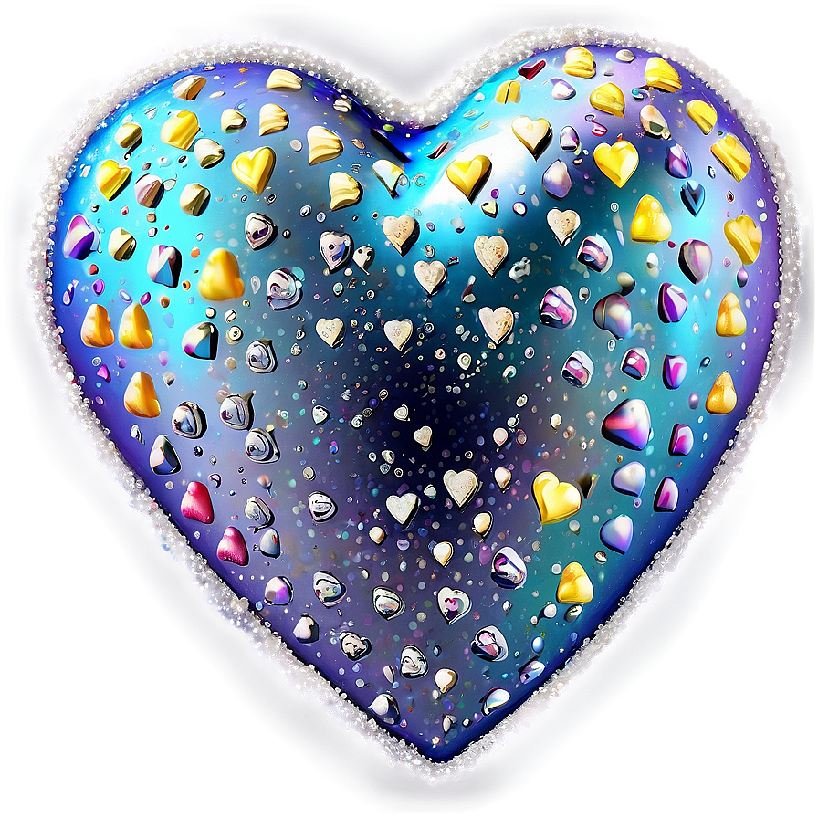 Sparkling Candy Heart Png 11