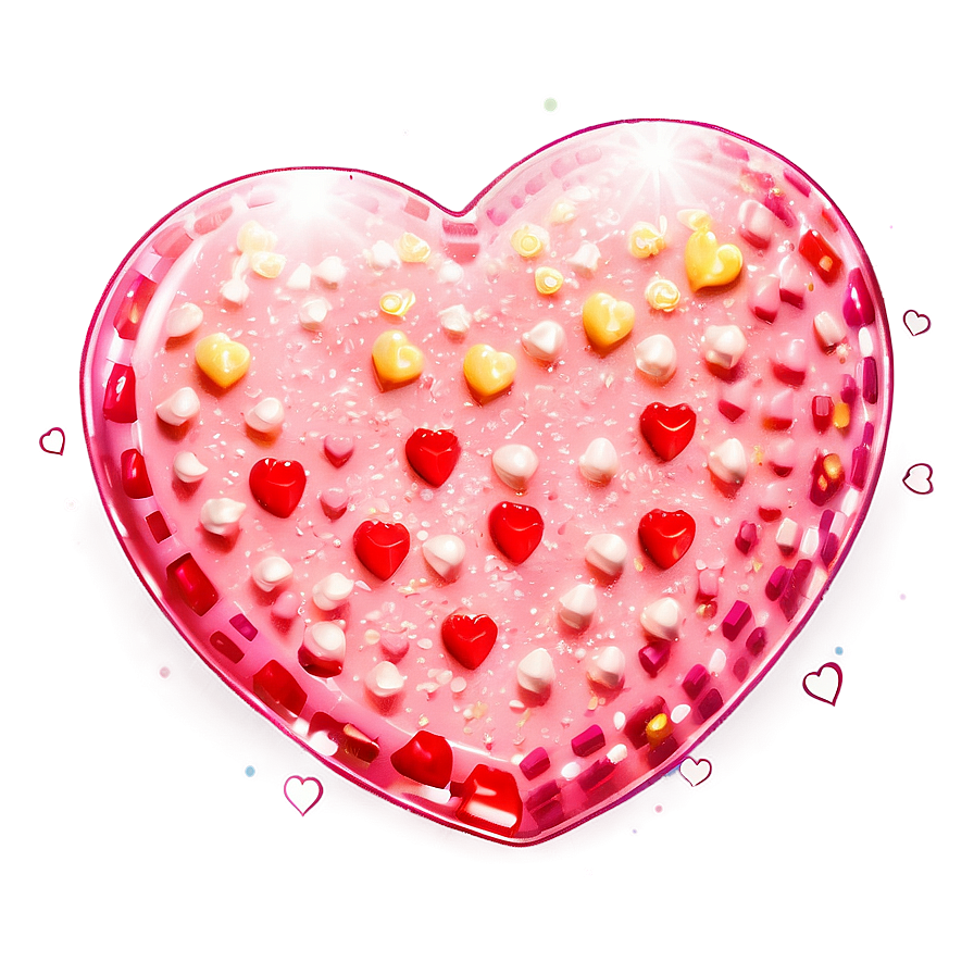 Sparkling Candy Heart Png 32