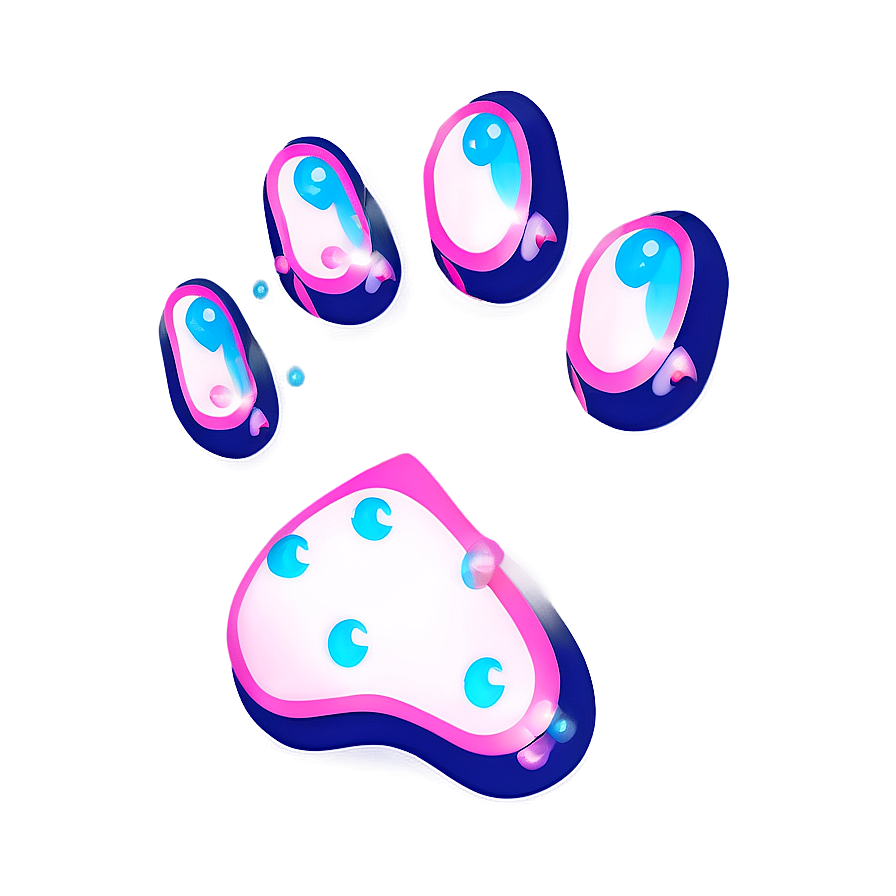 Sparkling Cat Paws Png Qjg