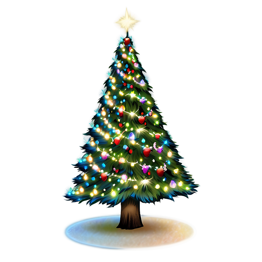 Sparkling Christmas Tree Png 76