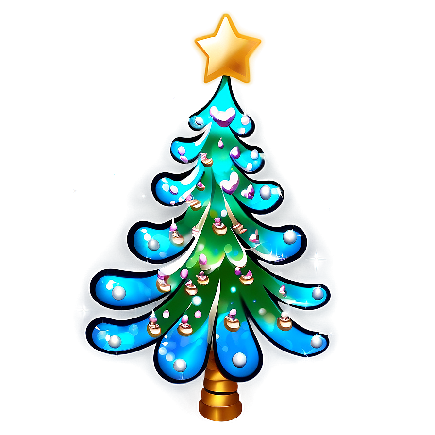 Sparkling Christmas Tree Png Rcx99