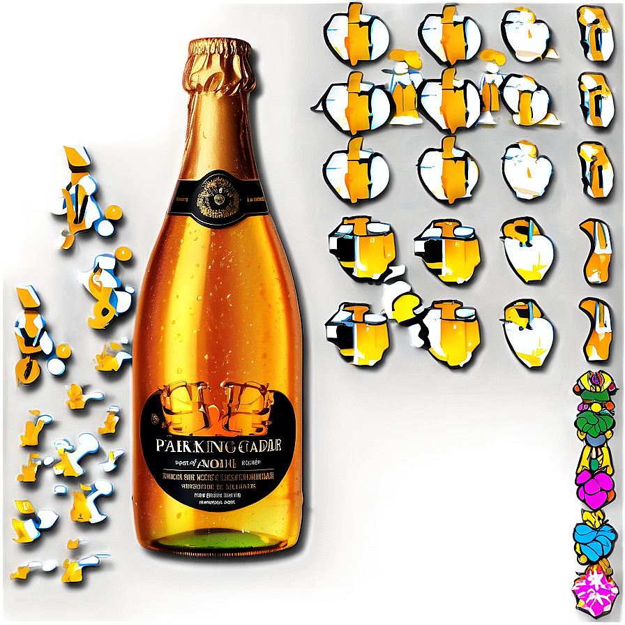 Sparkling Cider Bottle Png Cbi55