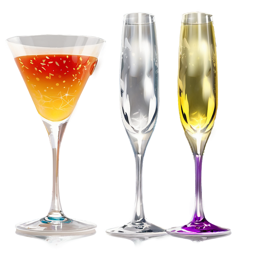 Sparkling Cocktail Glass Png 81