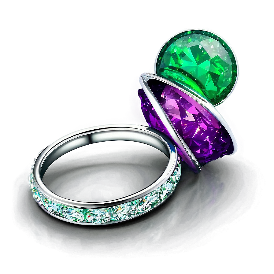 Sparkling Cocktail Rings Png Hxr20