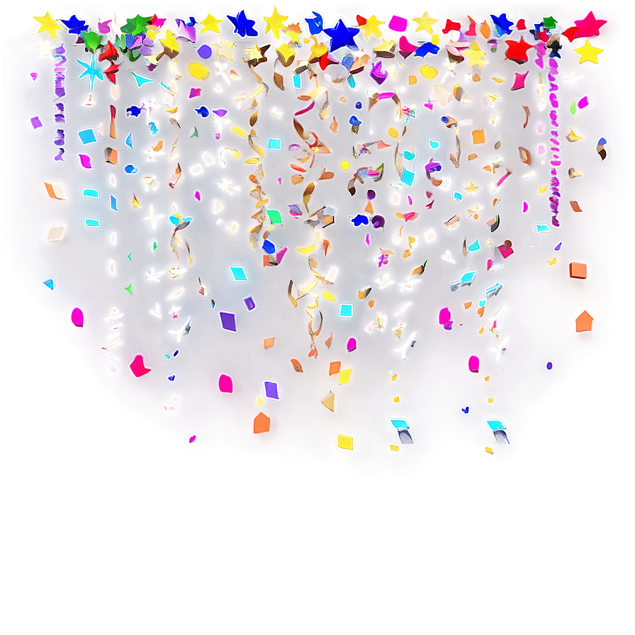 Sparkling Confetti Png 04292024