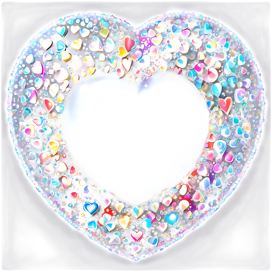 Sparkling Cute Heart Png 9