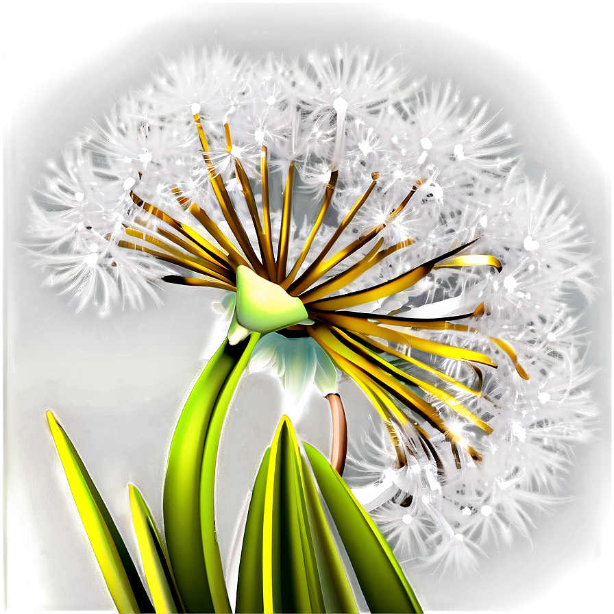 Sparkling Dandelion Png Csc70