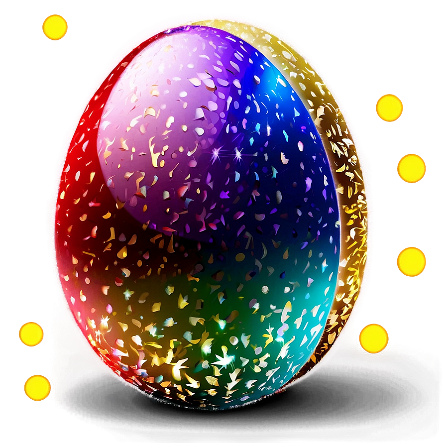 Sparkling Easter Egg Png 05252024