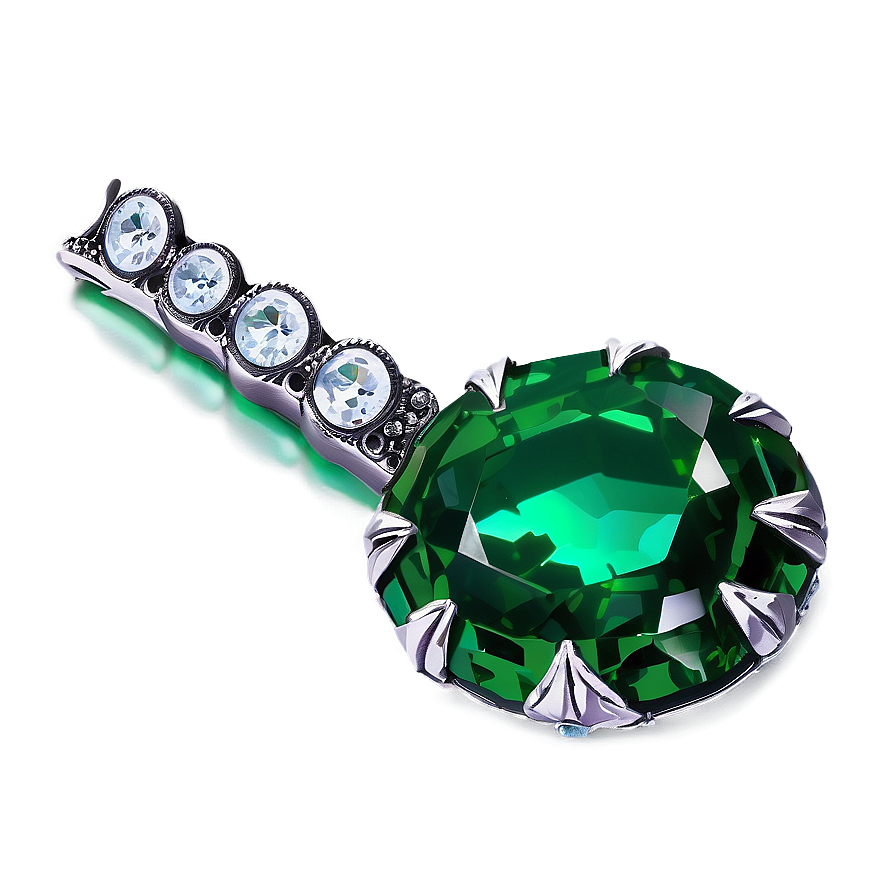 Sparkling Emerald Jewel Png Qnr47