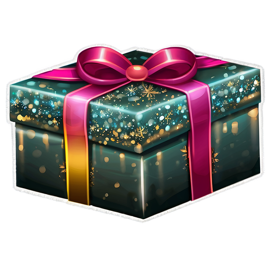 Sparkling Gift Box Png Mvn