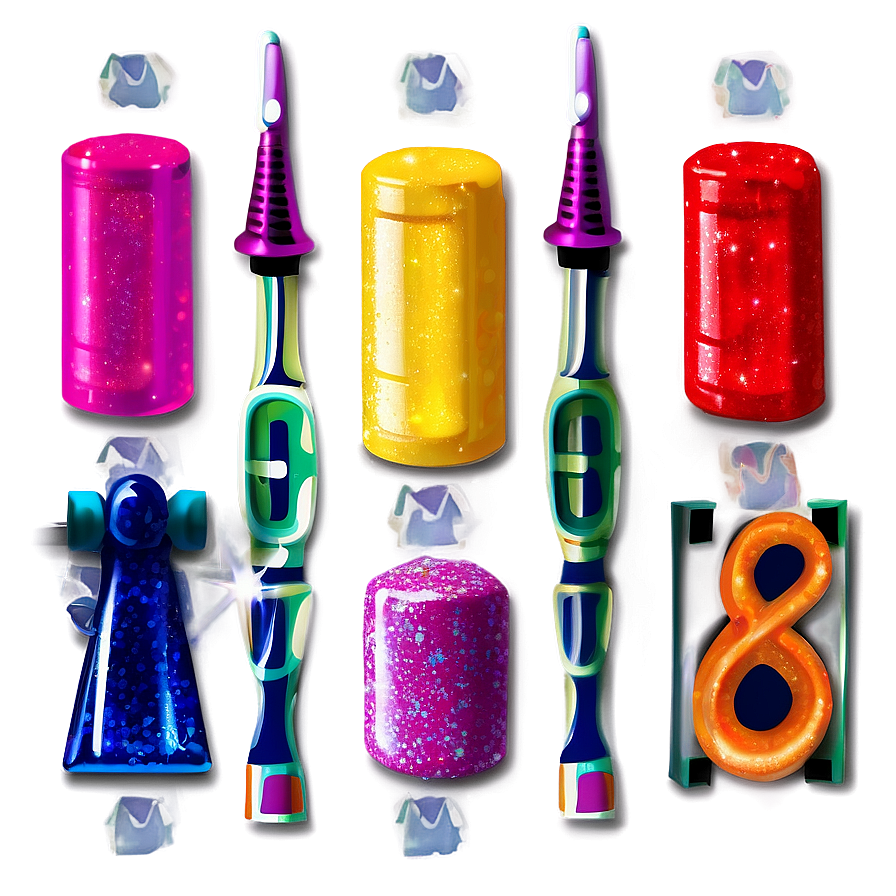 Sparkling Glitter Playdough Png 69