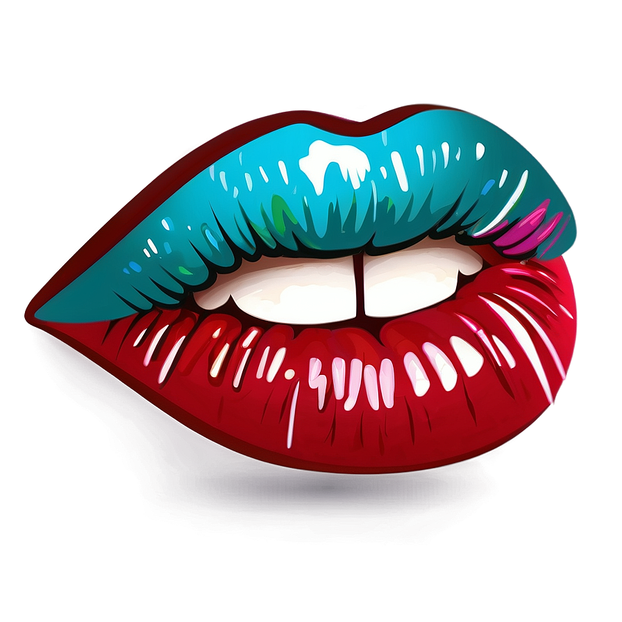 Sparkling Glossy Lips Png Lkr78