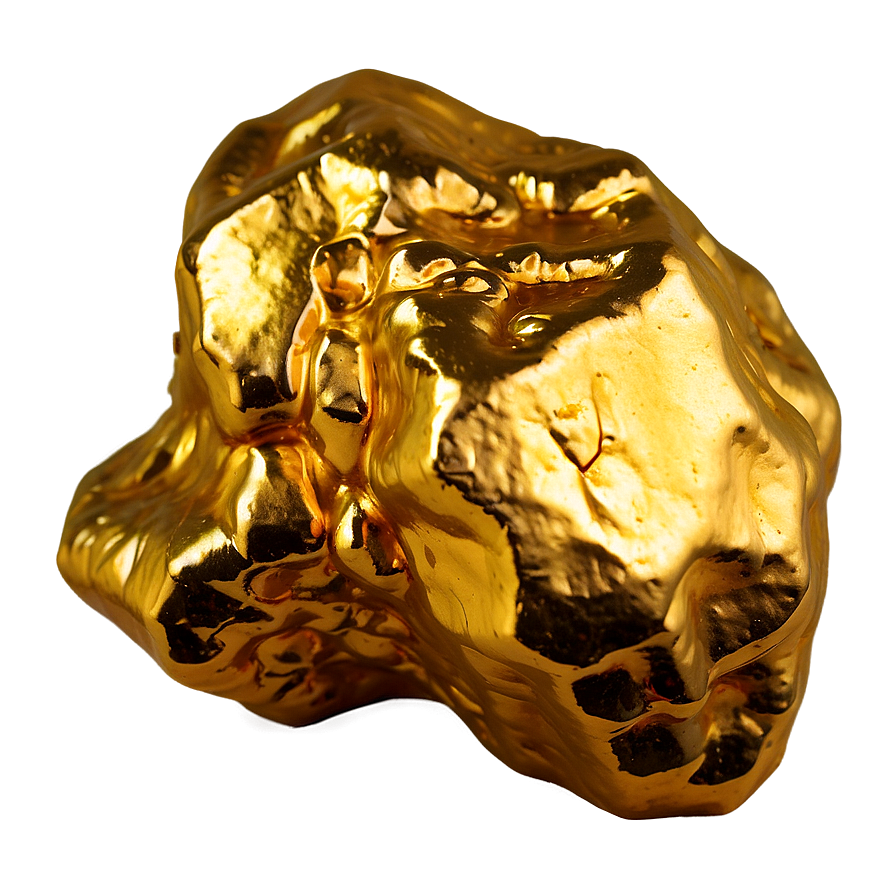 Sparkling Gold Nugget Png 29