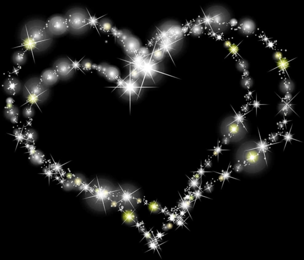 Sparkling Heart Shape Glow