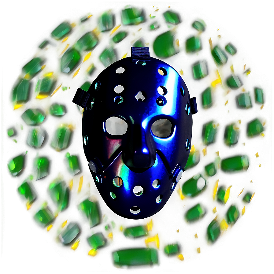 Sparkling Hockey Mask Design Png Kdo62