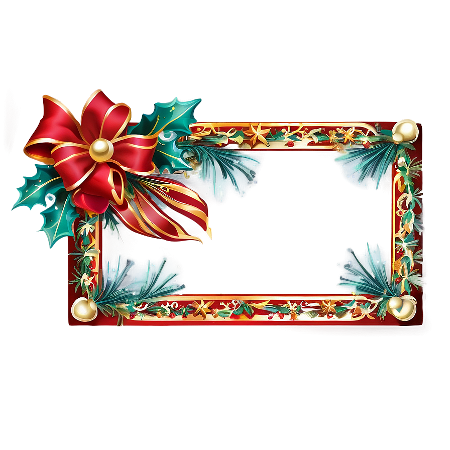 Sparkling Holiday Border Png Ynl