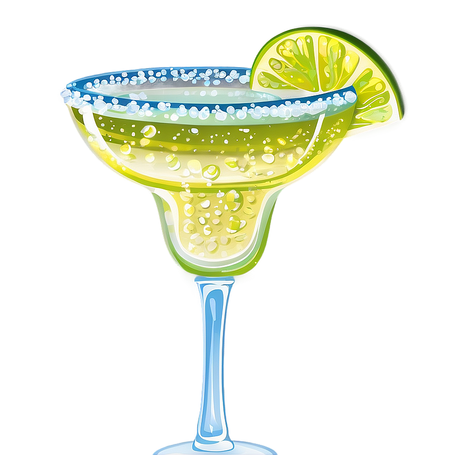 Sparkling Margarita Glass Png Wjc