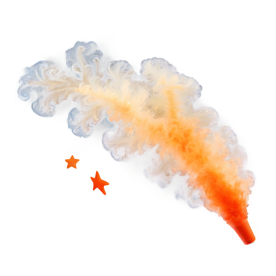 Sparkling Orange Smoke Dream Png Fmu