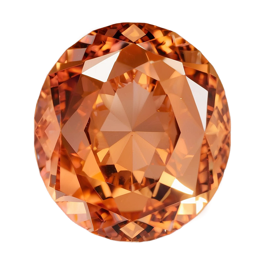 Sparkling Peach Gem Png Wrh65