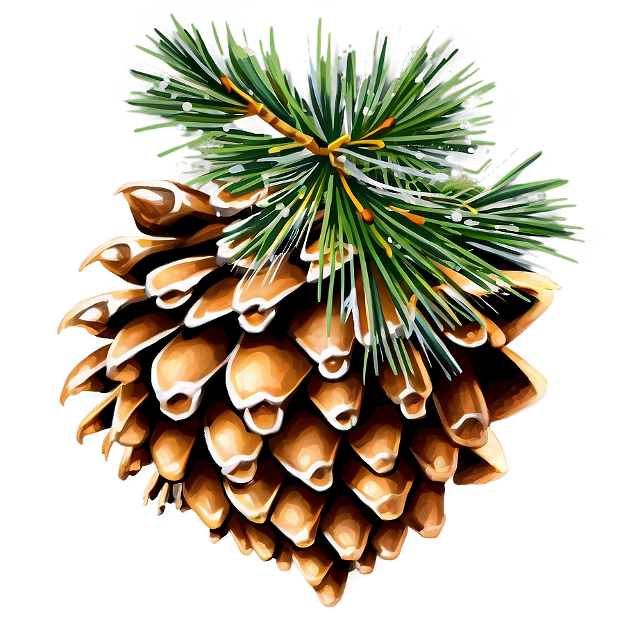 Sparkling Pine Cone Png Ulh